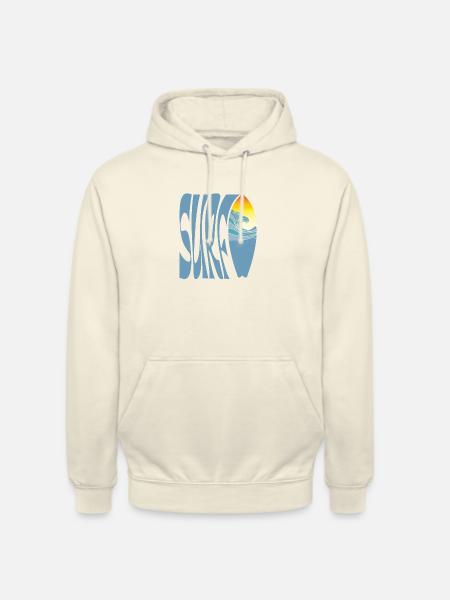 SURF SEA DESIGN - Unisex Hoodie - vanilla