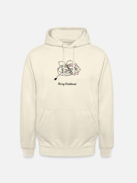 Lichterkette - Unisex Hoodie - Vanille-Milchshake