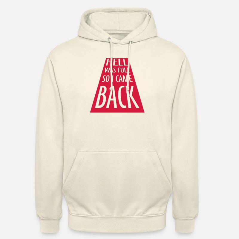 hell was full Zitat - Unisex Hoodie - Vanille-Milchshake