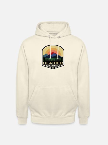 Gletscher-Nationalpark - Unisex Hoodie - Vanille-Milchshake