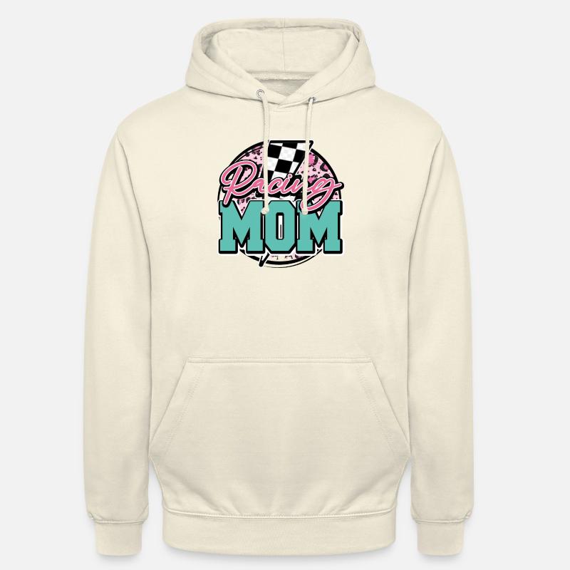 Maman de course - Sweat-shirt à capuche unisexe - vanille