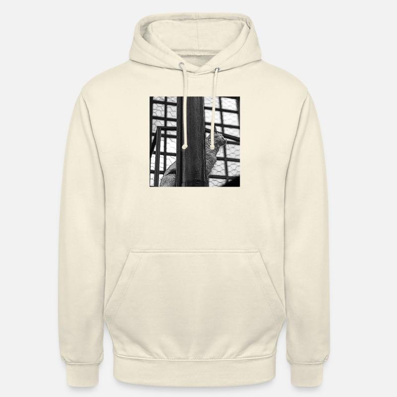 le chat sur le toit - Sweat-shirt à capuche unisexe - vanille
