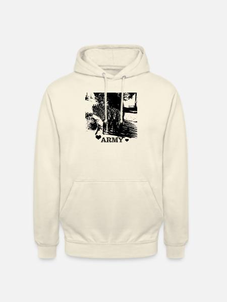 Soldat der Militärarmee - Unisex Hoodie - Vanille-Milchshake