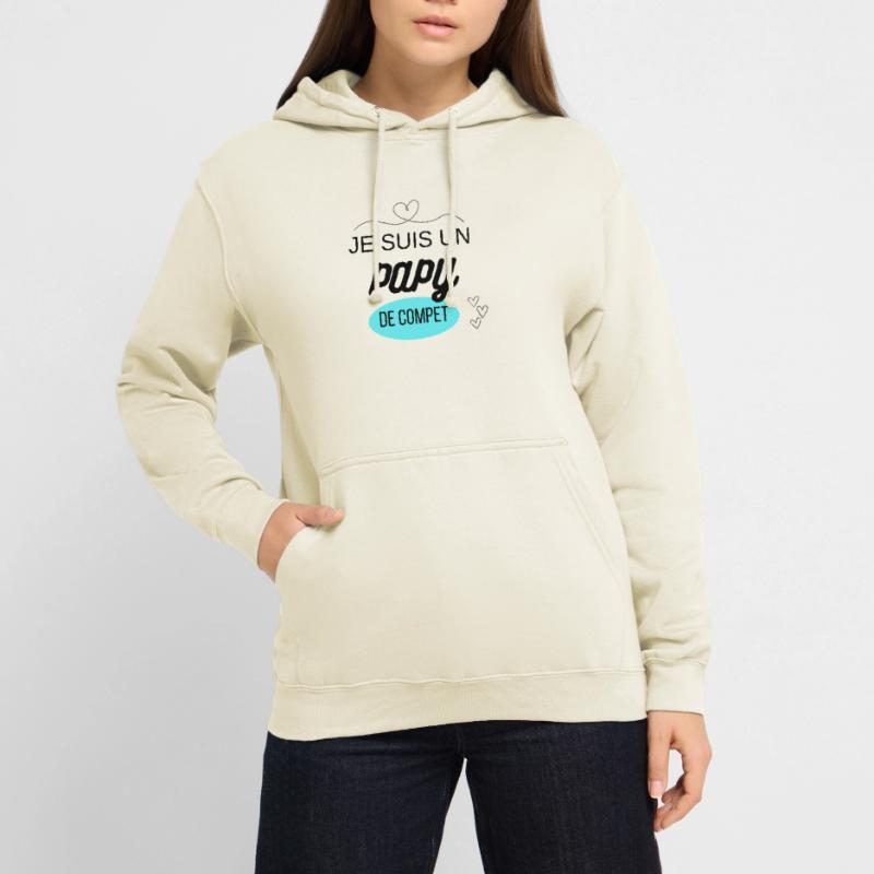 je suis un papi de compet Sweat-shirt à capuche unisexe