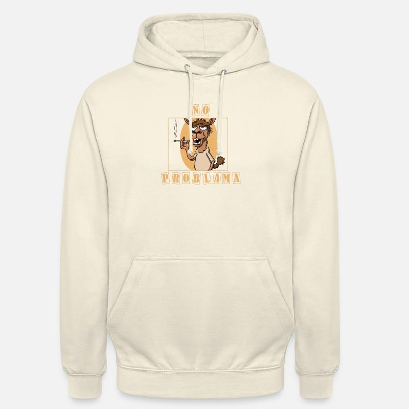 Pas de cadeau Problama - Sweat-shirt à capuche unisexe - vanille