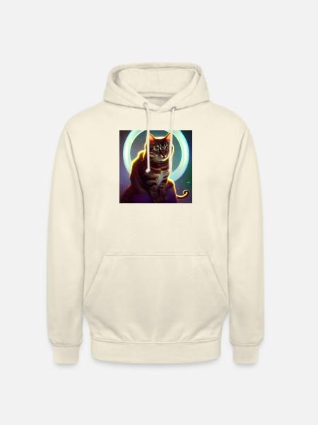 The Universe Cat - Unisex Hoodie - vanilla
