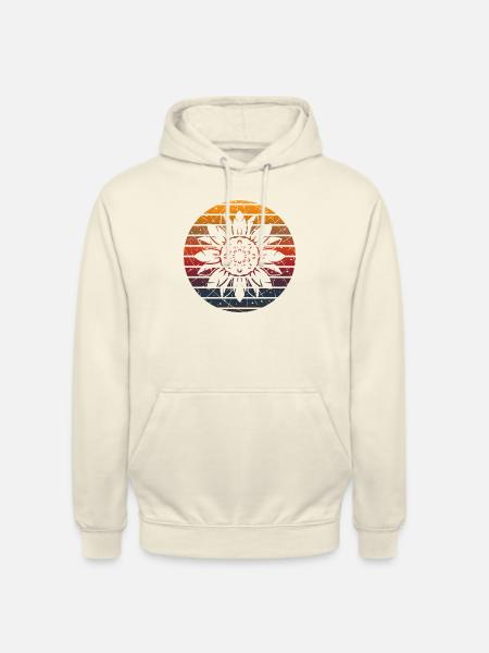 Mandala Sunset Retro - Unisex Hoodie - vanilla