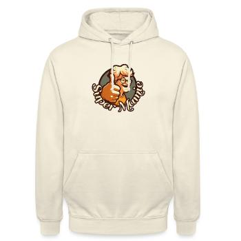 Tolle Oma! - Unisex Hoodie - Vanille-Milchshake - Vorne - Alina (178cm) & Michal (187cm)