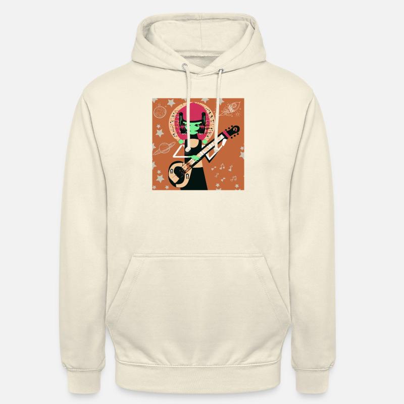 Fille de la musique - Sweat-shirt à capuche unisexe - vanille