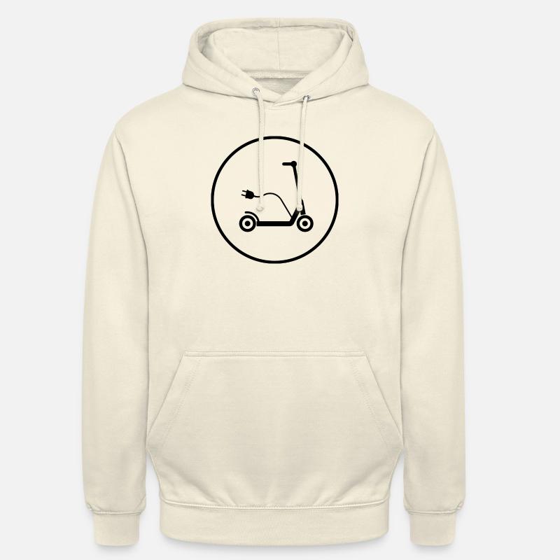 E-Scooter E-Roller Scooter - Sweat-shirt à capuche unisexe - vanille