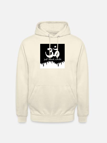 black white - Unisex Hoodie - Vanille-Milchshake
