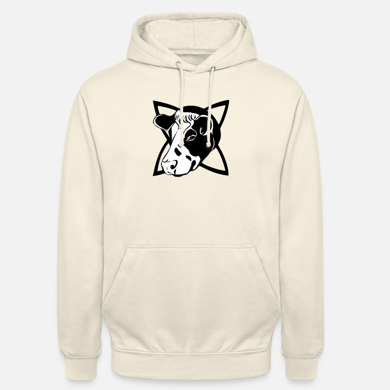Tête de vache - Sweat-shirt à capuche unisexe - vanille