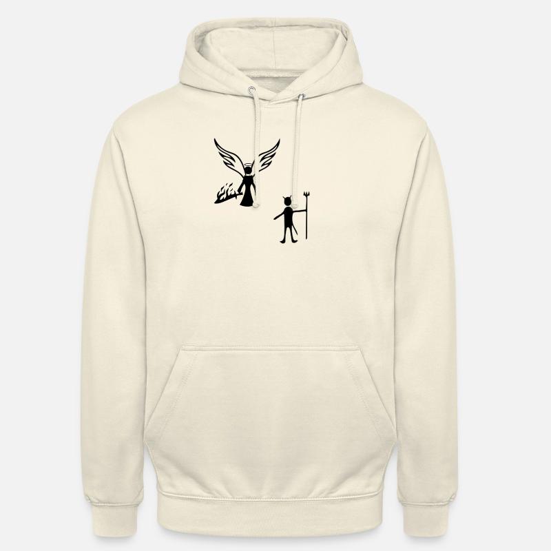 Confrontation - Sweat-shirt à capuche unisexe - vanille