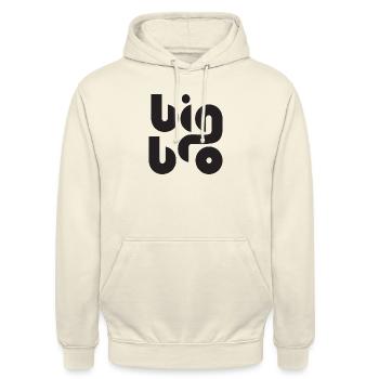 Big Bro - Unisex Hoodie - Vanille-Milchshake - Vorne - Alina (178cm) & Michal (187cm)