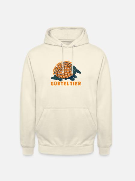 Peu après 4: Armadillo - Sweat-shirt à capuche unisexe - vanille
