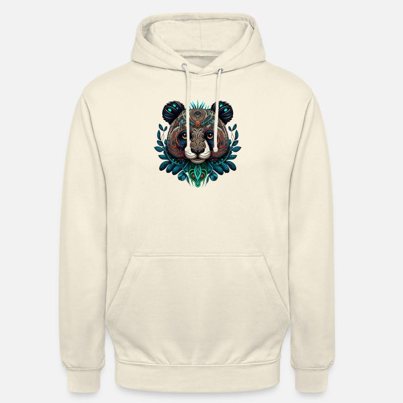 Le mignon panda de Pandala - Sweat-shirt à capuche unisexe - vanille