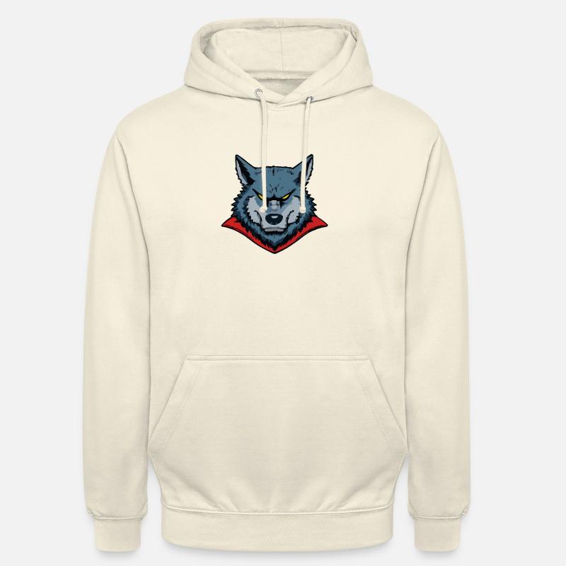 Acko der schlaue Wolf - Unisex Hoodie - Vanille-Milchshake