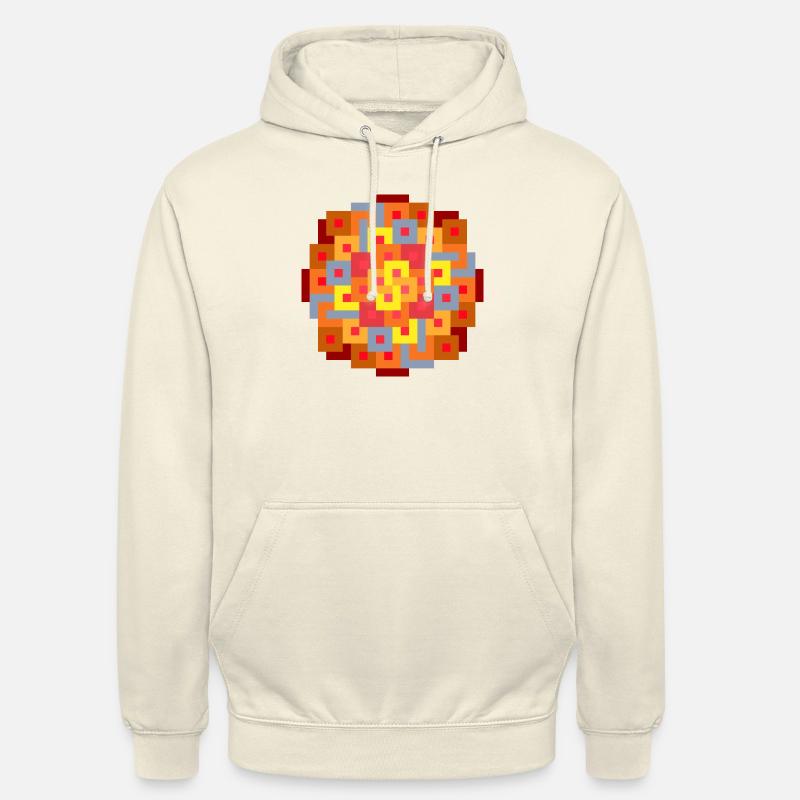 Pixelmandala - Unisex Hoodie - Vanille-Milchshake