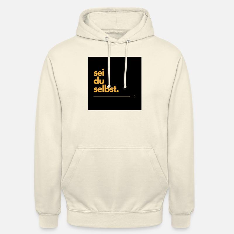 sei du selbst - Unisex Hoodie - Vanille-Milchshake