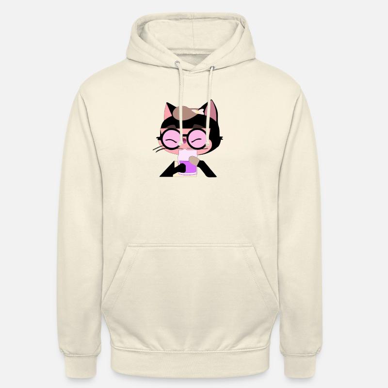 Minu la petite chatte - Sweat-shirt à capuche unisexe - vanille