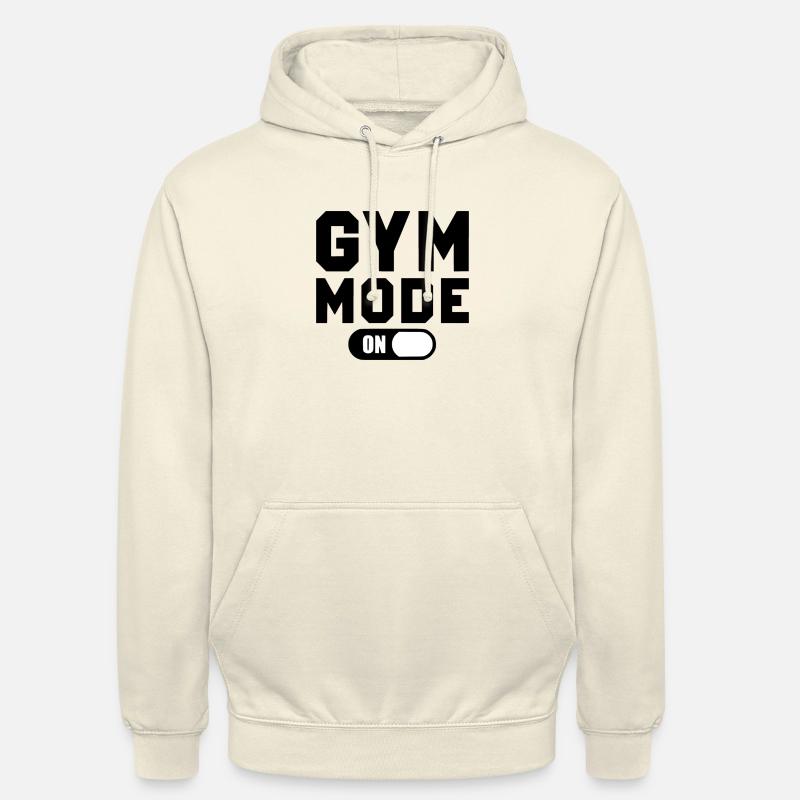 Mode Gym activé - Sweat-shirt à capuche unisexe - vanille