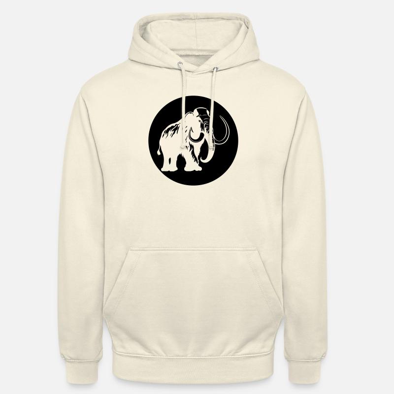 Éléphant - Sweat-shirt à capuche unisexe - vanille