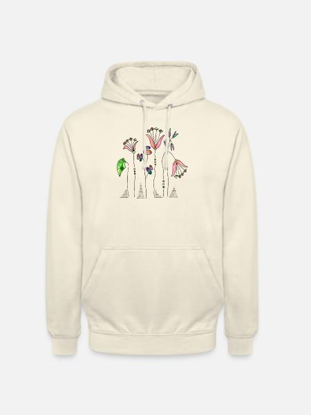 Flowers - Unisex Hoodie - vanilla