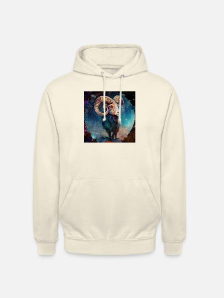 Sternzeichen Widder " Sternzeichen Widder" - Unisex Hoodie - Vanille-Milchshake