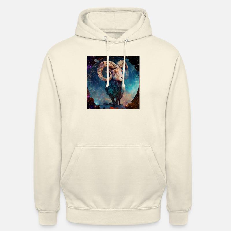 Sternzeichen Widder " Sternzeichen Widder" - Unisex Hoodie - Vanille-Milchshake
