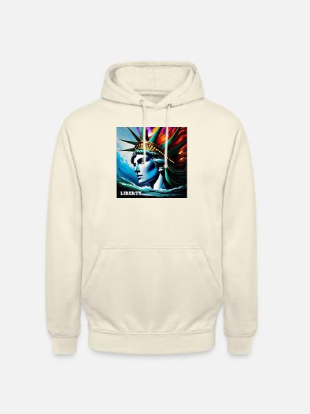 Lady Liberty - Unisex Hoodie - Vanille-Milchshake