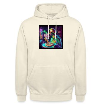 Mind-bending! Brazil's mystic, flashy Scooby-Doo - Unisex Hoodie - Vanille-Milchshake - Vorne - Alina (178cm) & Michal (187cm)