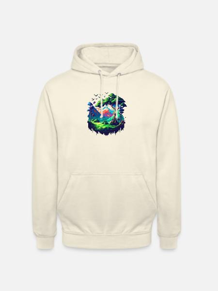 Pixel Odyssey - Unisex Hoodie - vanilla
