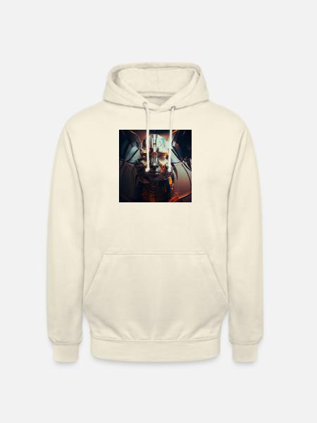 Robots de Mars - Sweat-shirt à capuche unisexe - vanille