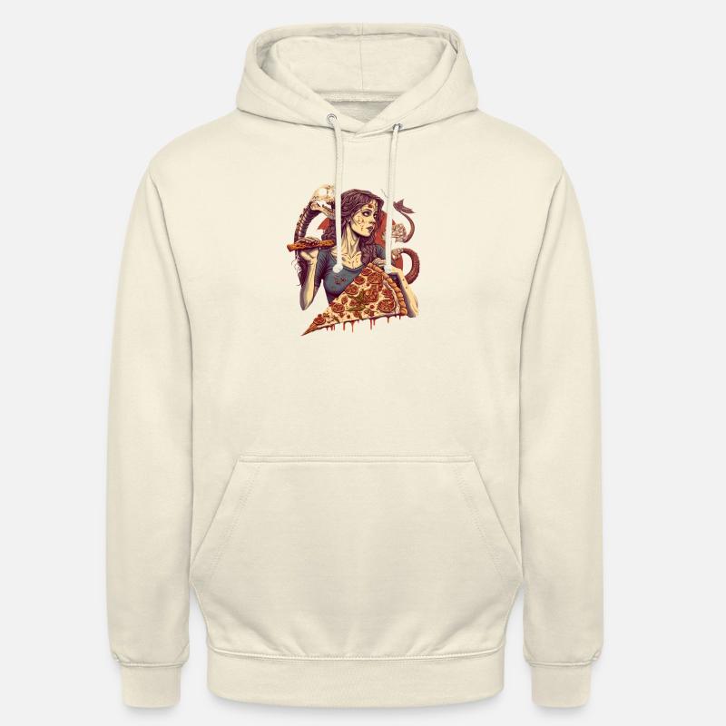 SnakeDevilsSlice - ThePizzfather - Unisex Hoodie - Vanille-Milchshake