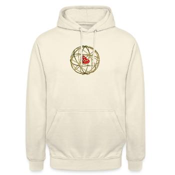 DEIN NORDEN - Unisex Hoodie - Vanille-Milchshake - Vorne - Alina (178cm) & Michal (187cm)