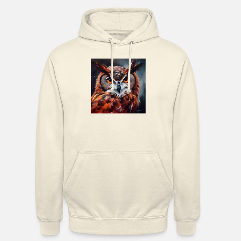Eule #2 - Unisex Hoodie - Vanille-Milchshake