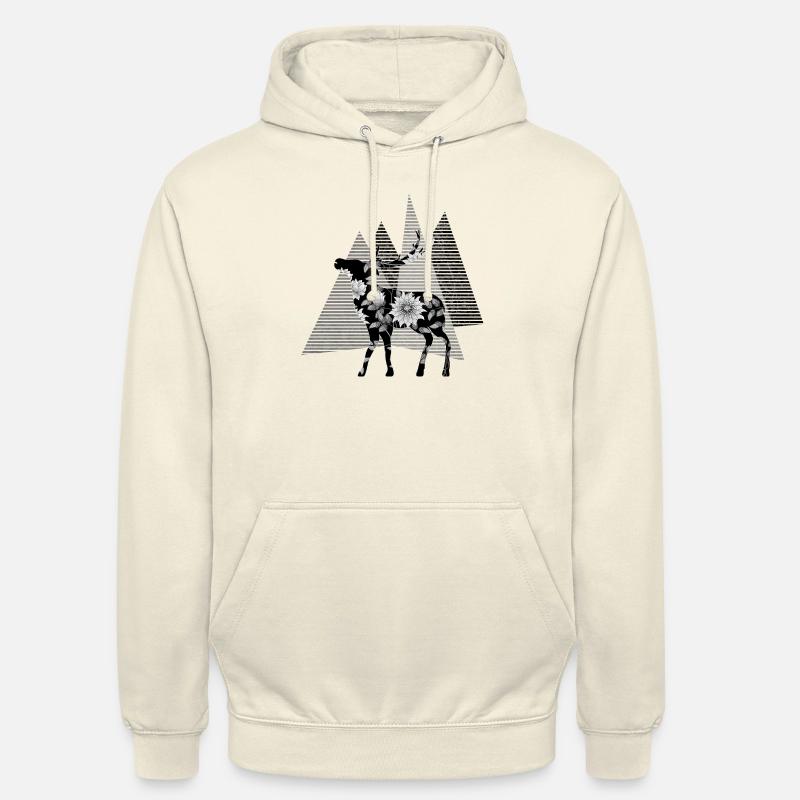 Hirsch - Unisex Hoodie - Vanille-Milchshake