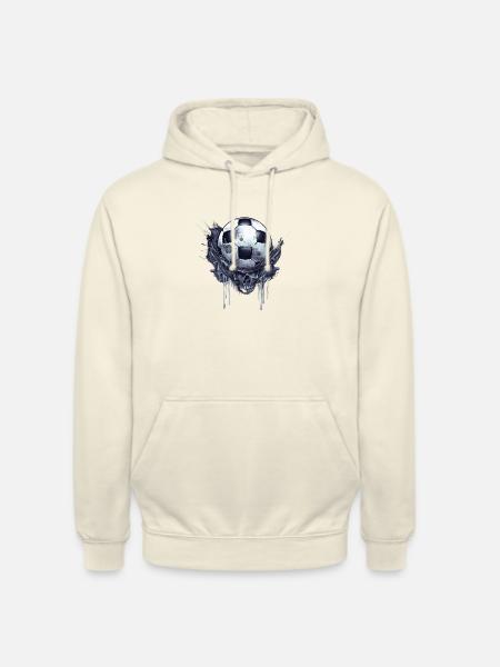 Football skeleton - Unisex Hoodie - vanilla