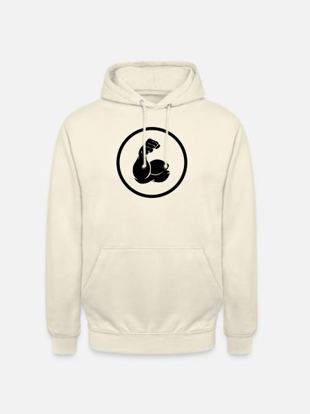 biceps - Unisex Hoodie - vanilla