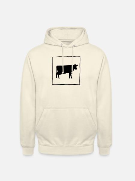 Kuh 1 - Unisex Hoodie - Vanille-Milchshake