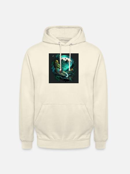 Naturgemälde - Unisex Hoodie - Vanille-Milchshake