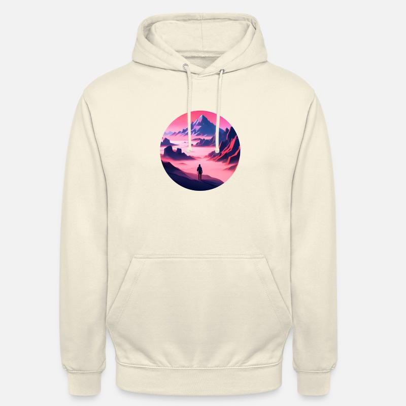 Astronaute dans l’espace - Sweat-shirt à capuche unisexe - vanille