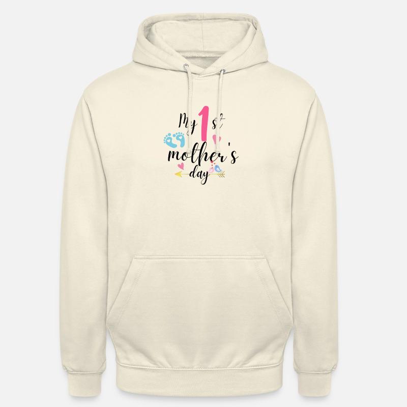 Mein erster Muttertag als Mutter - Unisex Hoodie - Vanille-Milchshake