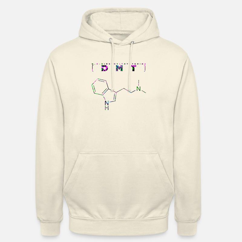 Molécule DMT - Sweat-shirt à capuche unisexe - vanille