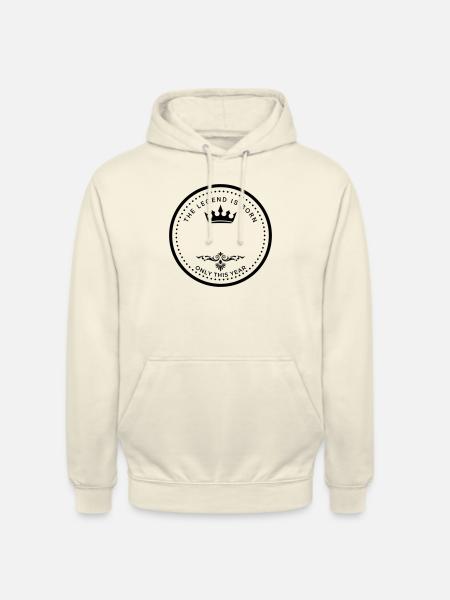 Customizable birth - Unisex Hoodie - vanilla