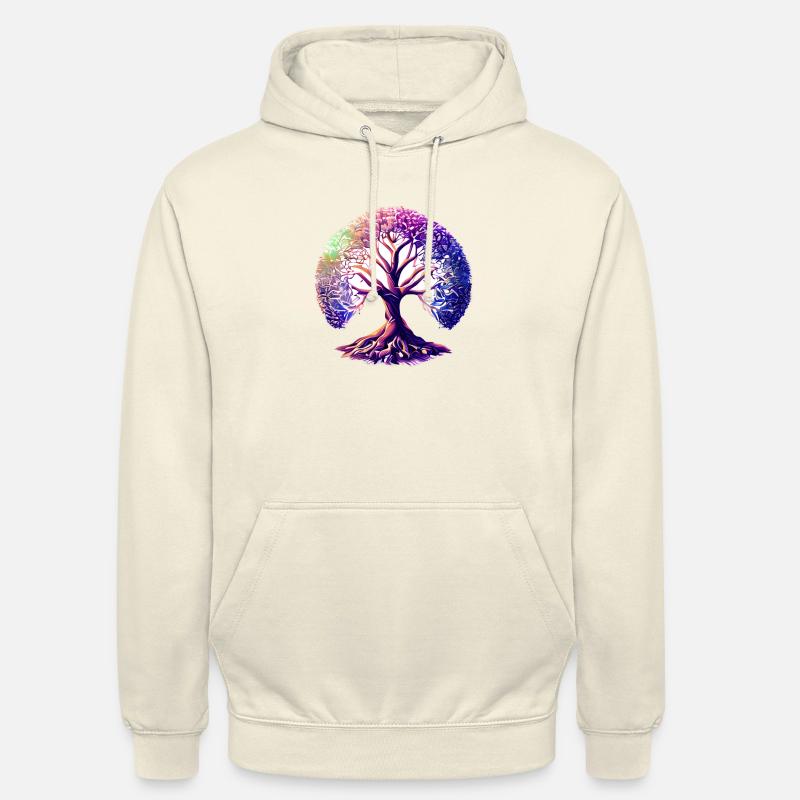 Lebensbaum Baum des Lebens keltischer Lebensbaum - Unisex Hoodie - Vanille-Milchshake