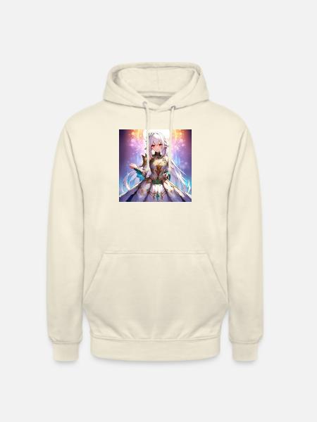 Anime Fantasy Girl 8 - Unisex Hoodie - vanilla