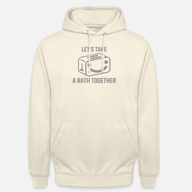 Prenons un bain ensemble - Sweat-shirt à capuche unisexe - vanille