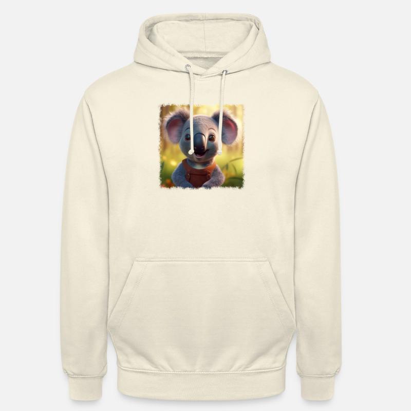 Koala mignon - Sweat-shirt à capuche unisexe - vanille