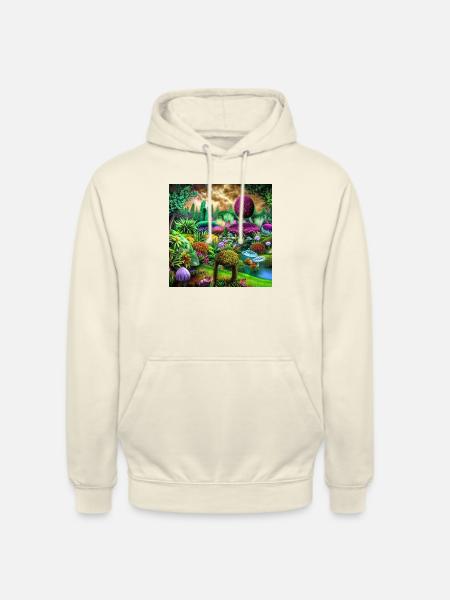 Future Garten - Unisex Hoodie - Vanille-Milchshake